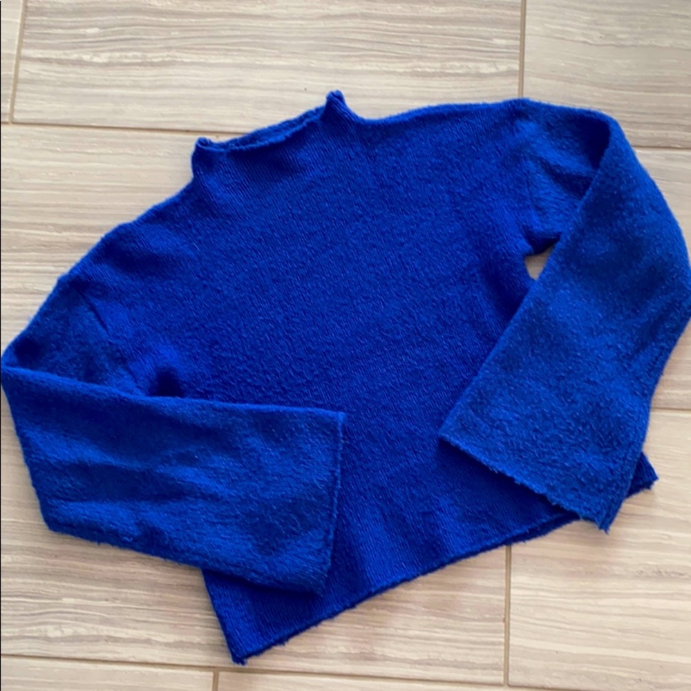 Vibrant royal sweater